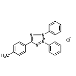 CAS 登录号：10557-48-9， 5-(4-甲基苯基)-2,3-二苯基-2H-四唑-3-鎓氯化物