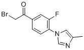 CAS#: 1056050-24-8, 2-Bromo-1-(3-fluoro-4-(4-methyl-1H-imidazol-1-yl)phenyl)ethanone