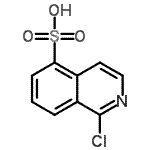 CAS 登录号：105627-80-3， 1-氯-5-异喹啉磺酸