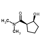 CAS#: 105665-03-0, (1R,2S)-2-Hydroxy-N,N-Dimethylcyclopentanecarboxamide