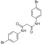 CAS#: 105678-71-5, N,N'-Bis(4-Bromophenyl)Propanediamide