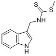 CAS 登录号：105748-59-2， N-(1H-吲哚-3-基甲基)-二硫代氨基甲酸甲酯