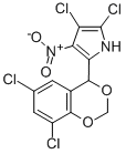CAS 登录号：105888-54-8， 2,3-二氯-5-[(4S)-6,8-二氯-4H-1,3-苯并二氧杂环己-4-基]-4-硝基-1H-吡咯