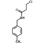 CAS#: 105907-34-4, 3-Chloro-N-(4-Methylbenzyl)Propanamide
