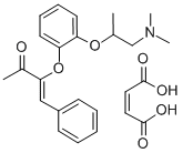 CAS#: 106064-06-6, (Z)-3-(2-(2-(Dimethylamino)propoxy(and 1-methylethoxy))phenoxy)-4-phenyl-3-buten-2-one maleate