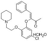 CAS#: 106064-13-5, (Z)-3-[5-Chloro-2-(2-Piperidin-1-Ium-1-Ylethoxy)Phenoxy]-4-Phenylbut-3-En-2-One Chloride