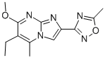 CAS#: 106100-65-6, 6-Ethyl-7-Methoxy-5-Methyl-2-(5-Methyl-1,2,4-Oxadiazol-3-Yl)Imidazo[1,2-a]Pyrimidine