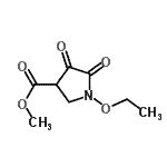 CAS 登录号：106180-91-0， 甲基1-乙氧基-4,5-二氧代-3-吡咯烷羧酸酯