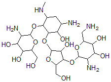 CAS#: 106288-50-0, 5-Amino-6-[4-Amino-2-[4-[3-Amino-6-(Aminomethyl)-4,5-Dihydroxyoxan-2-Yl]Oxy-3-Hydroxy-5-(Hydroxymethyl)Oxolan-2-Yl]Oxy-3-Hydroxy-6-Methylaminocyclohexyl]Oxy-2-(Hydroxymethyl)Oxane-3,4-Diol
