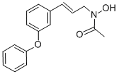 CAS 登录号：106328-57-8， N-羟基-N-[(E)-3-[3-(苯氧基)苯基]丙-2-烯基]乙酰胺