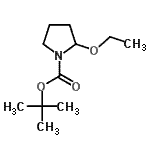 CAS#: 106412-40-2, 2-Methyl-2-Propanyl 2-Ethoxy-1-Pyrrolidinecarboxylate