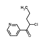 CAS 登录号：106430-51-7， 2-氯-1-(3-吡啶基)-1-戊酮