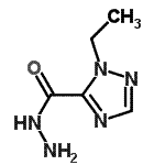 CAS 登录号：106535-39-1， 1-乙基-1H-1,2,4-三唑-5-甲酰肼