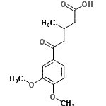 CAS 登录号：106591-88-2， 5-(3,4-二甲氧基苯基)-3-甲基-5-氧代戊酸