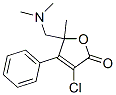 CAS 登录号:106609-76-1, 3-氯-5-(二甲基氨基甲基)-5-甲基-4-苯基呋喃-2-酮