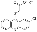 CAS 登录号：106636-57-1， 2-(2-氯吖啶-9-基)巯基乙酸钾