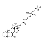 CAS 登录号：106679-03-2， 3-[(3-{[(5beta,7alpha,8Xi,9Xi,12alpha,14Xi,17alpha)-7,12-二羟基-24-氧代胆烷-24-基]氨基}丙基)(二甲基)铵基]-1-丙烷磺酸酯