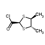 CAS#: 106760-48-9, (4S,5S)-4,5-Dimethyl-1,3-Dithiolane-2-Carbonyl Chloride