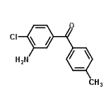 CAS 登录号：106841-04-7， (3-氨基-4-氯-苯基)-(P-甲苯基)甲酮