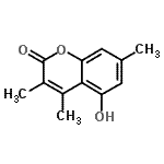 CAS#: 107057-96-5, 5-Hydroxy-3,4,7-Trimethyl-2H-Chromen-2-One