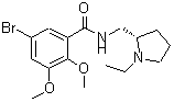 CAS 登录号：107188-74-9， 5-溴-N-{[(2S)-1-乙基-2-吡咯烷基]甲基}-2,3-二甲氧基苯甲酰胺
