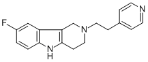 CAS#: 107266-08-0, 8-Fluoro-2-(2-Pyridin-4-Ylethyl)-1,3,4,5-Tetrahydropyrido[4,3-b]Indole