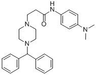 CAS#: 107314-37-4, N-(4-Dimethylaminophenyl)-3-[4-[Di(Phenyl)Methyl]Piperazin-1-Yl]Propanamide