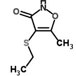 CAS 登录号：107403-19-0， 4-(乙硫基)-5-甲基-1,2-恶唑-3(2H)-酮