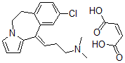 CAS#: 107407-62-5, But-2-Enedioic Acid; (3E)-3-(9-Chloro-5,6-Dihydropyrrolo[1,2-c][3]Benzazepin-11-Ylidene)-N,N-Dimethylpropan-1-Amine
