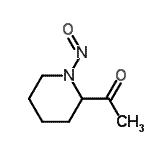 CAS 登录号：107448-67-9， 1-(1-亚硝基-2-哌啶基)乙酮