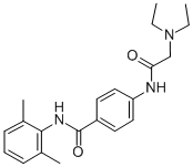CAS 登录号：107634-14-0， N-(2,6-二甲基苯基)-4-[[(二乙基氨基)乙酰基]氨基]苯甲酰胺