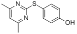 CAS#: 107718-34-3, 4-[(4,6-Dimethyl-2-Pyrimidinyl)Thio]-Phenol