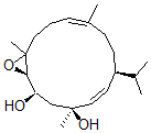 CAS#: 107856-75-7, (4Z,8S,9Z,11S,13R,14R)-1,5,11-Trimethyl-8-Propan-2-Yl-15-Oxabicyclo[12.1.0]Pentadeca-4,9-Diene-11,13-Diol