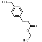 CAS 登录号：107859-98-3， 乙基3-[4-(羟基甲基)苯基]丙酸酯