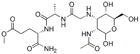 CAS#: 107910-43-0, Methyl (4S)-4-[[(2S)-2-[[2-[[(3R,4S,5S,6R)-3-Acetamido-2,5-Dihydroxy-6-(Hydroxymethyl)Oxan-4-Yl]Amino]Acetyl]Amino]Propanoyl]Amino]-5-Amino-5-Oxopentanoate