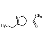 CAS#: 107942-25-6, 1-(5-Ethyl-3,4-Dihydro-2H-Pyrrol-3-Yl)Ethanone
