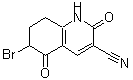 CAS#: 107955-83-9, 6-Bromo-2,5-Dioxo-1,2,5,6,7,8-Hexahydro-3-Quinolinecarbonitrile
