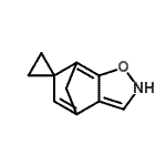 CAS#: 107962-85-6, 5'-Oxa-4'-Azaspiro[Cyclopropane-1,8'-Tricyclo[5.2.1.0<Sup>2,6</Sup>]Decane]-1'(9'),2',6'-Triene