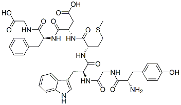 CAS#: 108093-87-4, (3S)-3-[[(2S)-2-[[(2S)-2-[[2-[[(2S)-2-Amino-3-(4-Hydroxyphenyl)Propanoyl]Amino]Acetyl]Amino]-3-(1H-Indol-3-Yl)Propanoyl]Amino]-4-Methylsulfanylbutanoyl]Amino]-4-[[(2S)-1-(Carboxymethylamino)-1-Oxo-3-Phenylpropan-2-Yl]Amino]-4-Oxobutanoic Acid