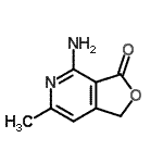CAS#: 108129-37-9, 4-Amino-6-Methylfuro[3,4-c]Pyridin-3(1H)-One