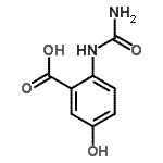 CAS#: 108129-56-2, 2-(Carbamoylamino)-5-Hydroxybenzoic Acid
