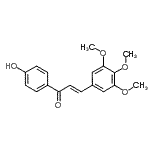 CAS#: 108132-05-4, (2E)-1-(4-Hydroxyphenyl)-3-(3,4,5-Trimethoxyphenyl)-2-Propen-1-One