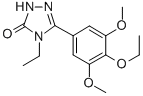 CAS#: 108132-92-9, 5-(4-Ethoxy-3,5-Dimethoxyphenyl)-4-Ethyl-2H-1,2,4-Triazol-3-One