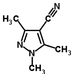 CAS#: 108161-13-3, 1,3,5-Trimethyl-1H-Pyrazole-4-Carbonitrile