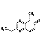CAS#: 108290-51-3, (2Z)-3-(3,6-Diethyl-2-Pyrazinyl)Acrylonitrile