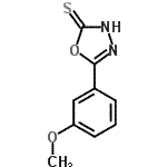 CAS#: 108413-55-4, 5-(3-Methoxyphenyl)-1,3,4-Oxadiazole-2-Thiol