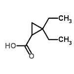 CAS#: 108420-15-1, 2,2-Diethylcyclopropanecarboxylic Acid