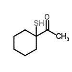 CAS#: 108420-31-1, 1-(1-Sulfanylcyclohexyl)Ethanone