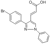 CAS#: 108446-73-7, (E)-3-[3-(4-Bromophenyl)-1-Phenylpyrazol-4-Yl]Prop-2-Enoate