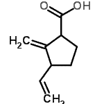 CAS 登录号：108451-43-0， 2-亚甲基-3-乙烯基环戊烷羧酸